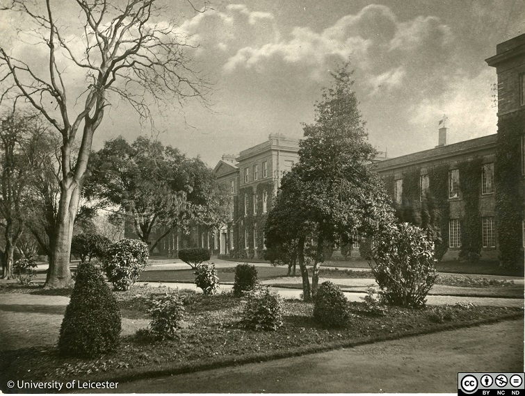 Photograph of the Fielding Johnson Building in the 1920s. ULA/FG1/3/78 from University of Leicester Archives and Special Collections.