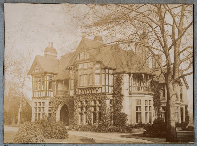 Sepia photograph of Brookfield, London Road, Leicester (19th century)